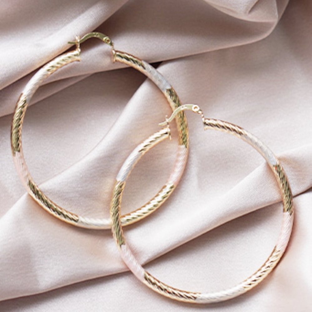 Multi Color Hoops - Picture 2 of 2